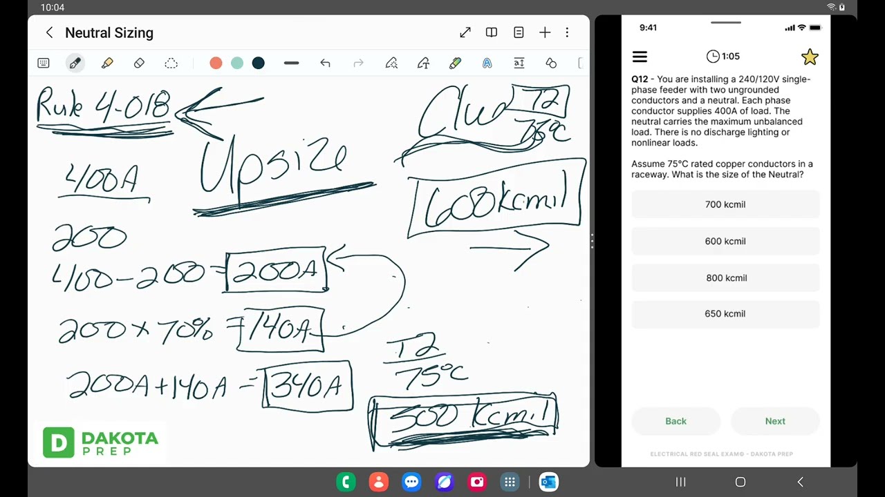 Neutral Conductor Sizing | Red Seal Exam Prep (2024 CEC)