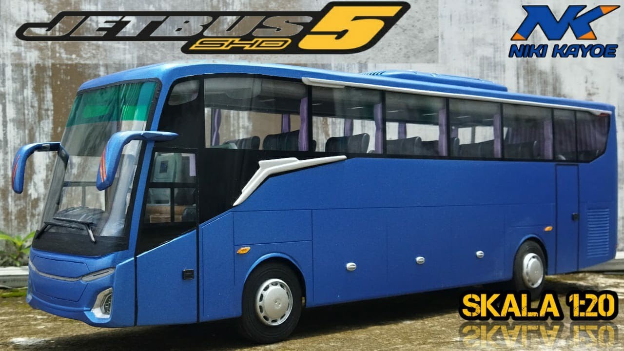 jetbus 5+ single glass Adiputro skala 1:20