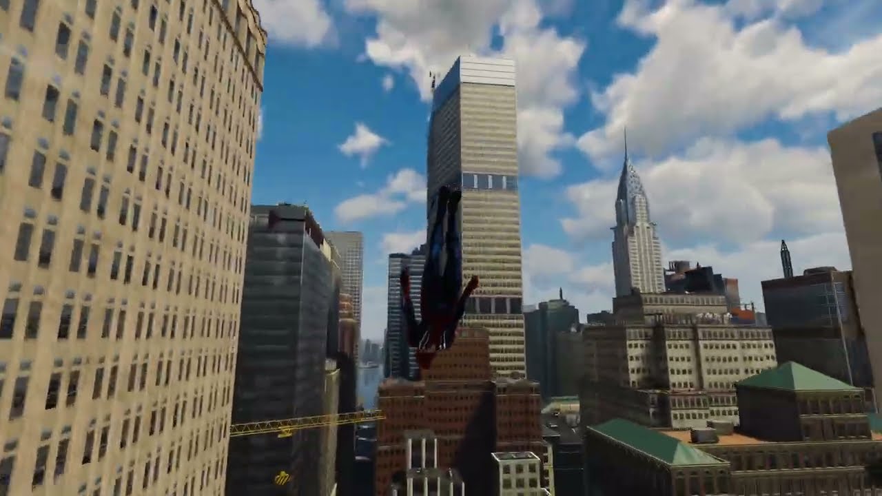 Marvel's Spider-Man Remastered Daytime Web Swinging (Advanced Suit)