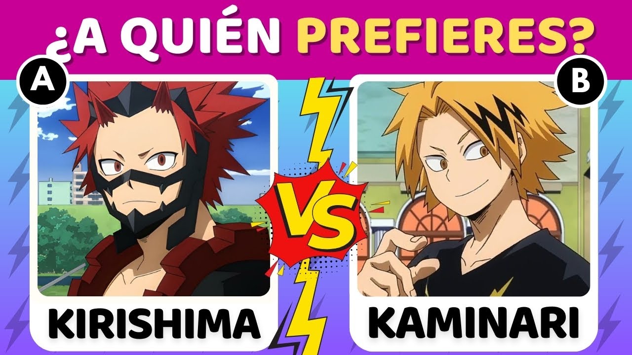 🔥¡¿A qué personaje de MY HERO ACADEMIA prefieres?!🔥😱/ Juegos de MY HERO ACADEMIA✨