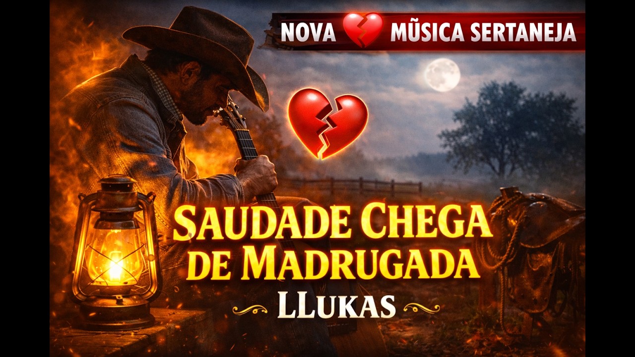 Saudade Chega de Madrugada | LLukas | Sertanejo Romântico 2026