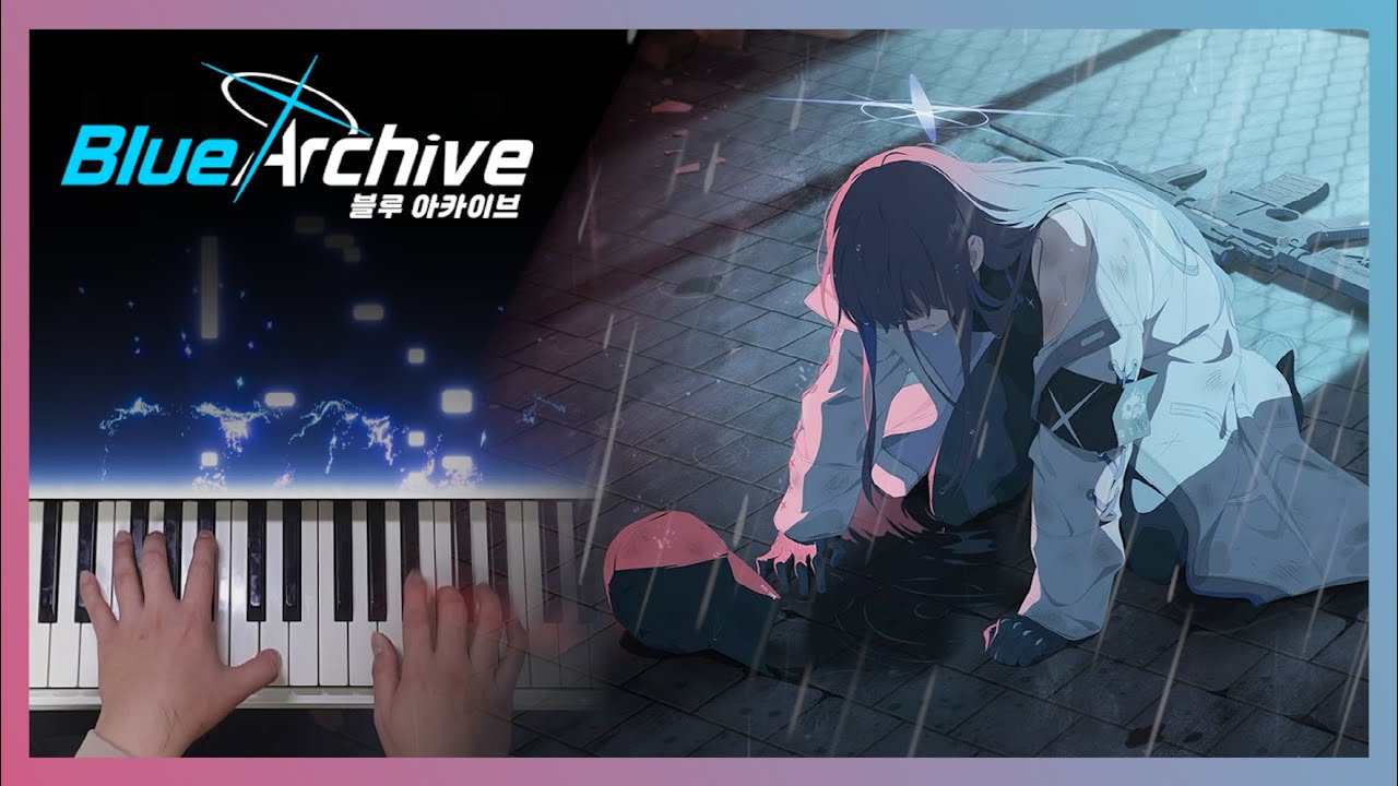Piano in the rain 'Theme 105' 2 hours / Eden Treaty 4 / Misaki Saori Memorial BGM / Blue Archive OST