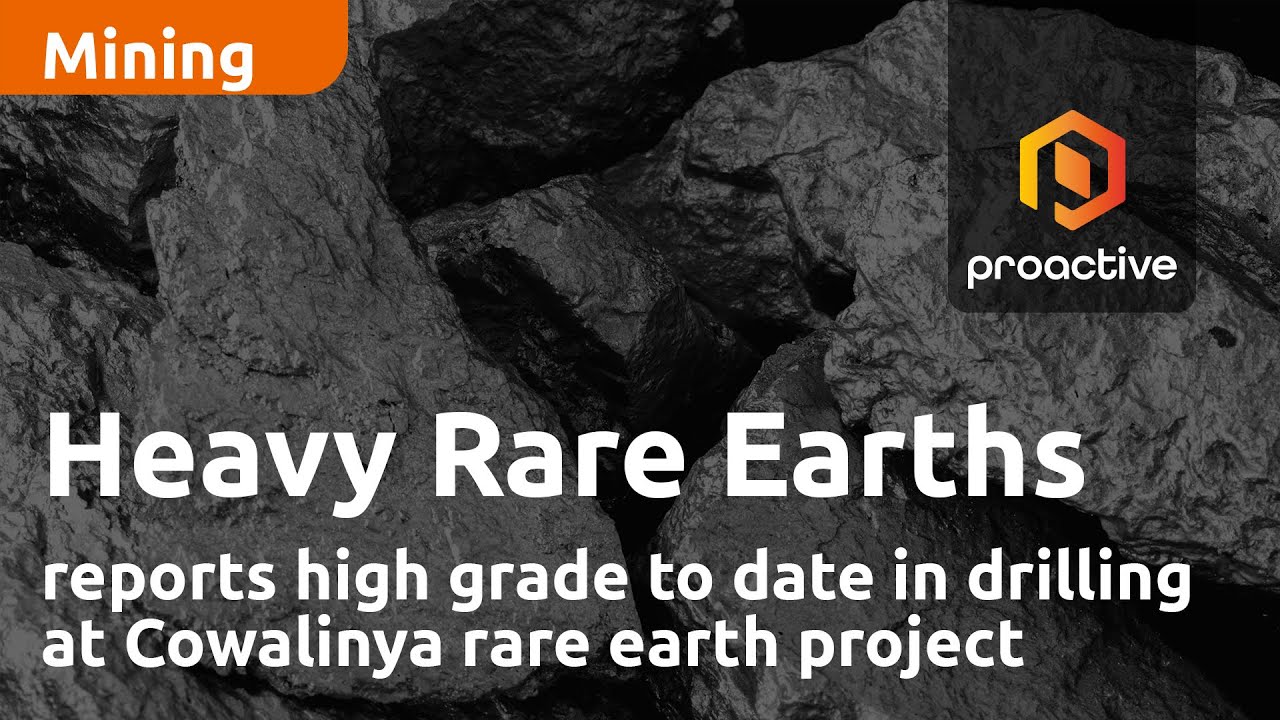 Heavy Rare Earths reports highest grade to date in drilling at Cowalinya rare earth project