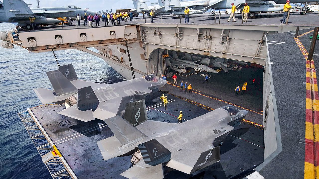 Life Inside US Aircraft Carrier Storing Millions $ Jets in Middle of the Ocean