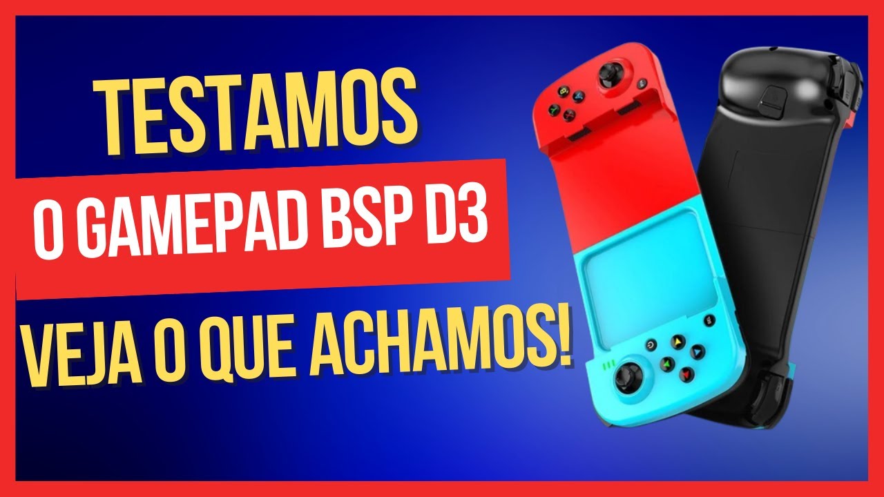 BSP D3: O Gamepad Perfeito Para Você? Descubra Neste Unboxing e Teste!