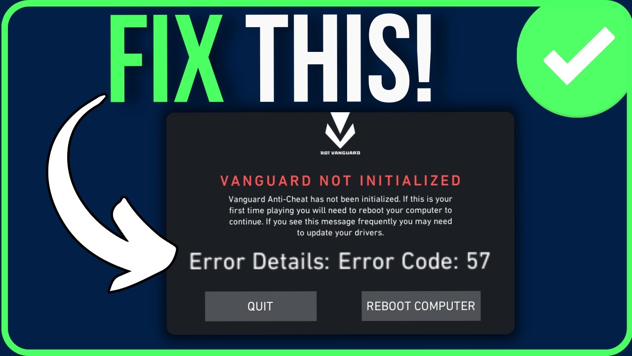 HOW TO FIX VANGUARD ERROR VAN 57 (2026) | Vanguard Error Val 57 Valorant Problem