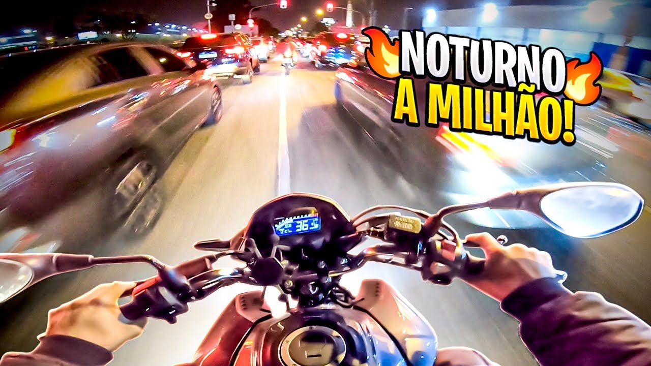 MOTOVLOG NOTURNO ATRASADO DE TITAN 160 🔥
