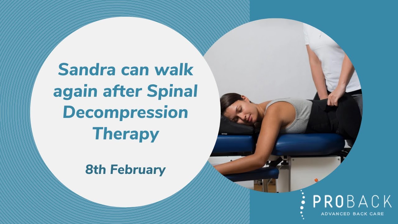 This is Sandra's story: Sandra can walk again after Spinal Decompression Therapy | ProBack Clinics