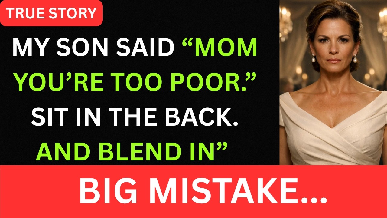 My Son Said I Was “TOO POOR” For His Wedding… BIG MISTAKE