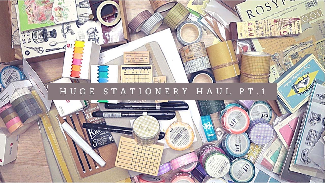 📦  HUGE STATIONERY HAUL (Part 1) | Stationery Shops