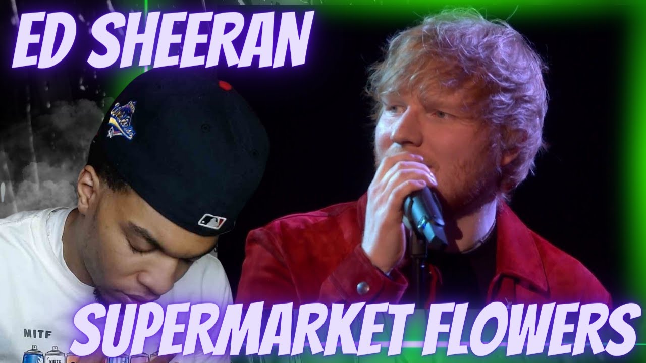 I'M NOT CRYING, I GOT ALLERGIES! ED SHEERAN - SUPERMARKET FLOWERS (LIVE AT THE BRIT'S) | REACTION
