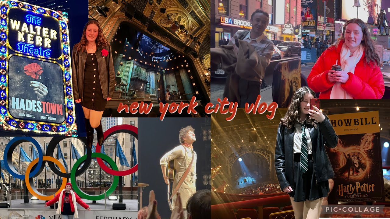 NYC TRIP VLOG 🌃🗽(hadestown, Tom Felton, and my birthday) 