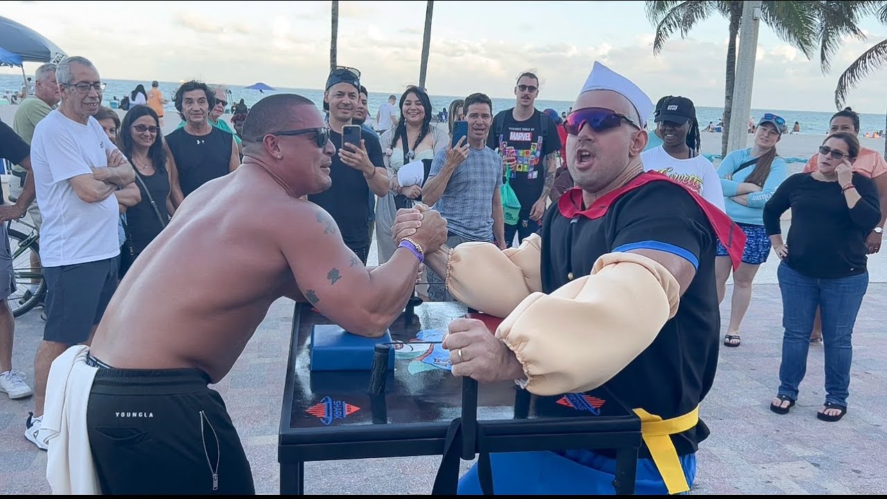 Popeye Keeps Destroying People at Arm Wrestling 2