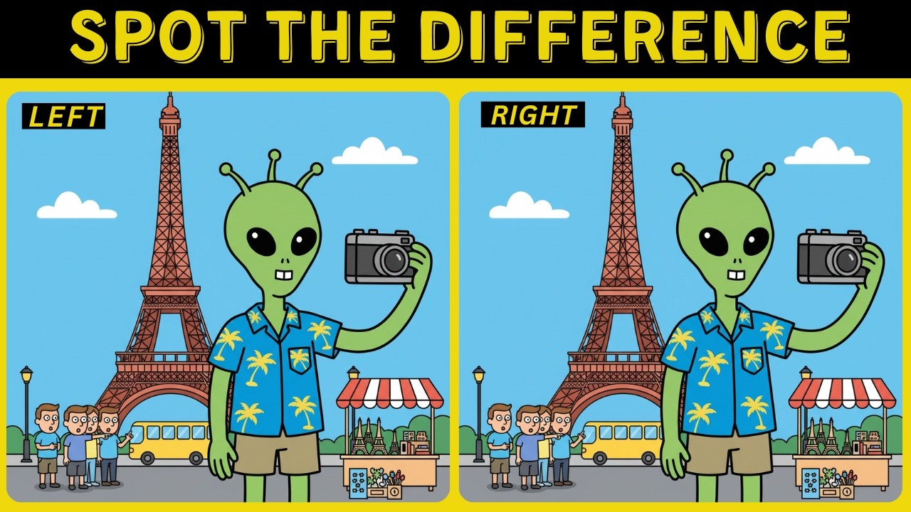 🏆 Are You In the Elite 5%? Spot the Difference Challenge