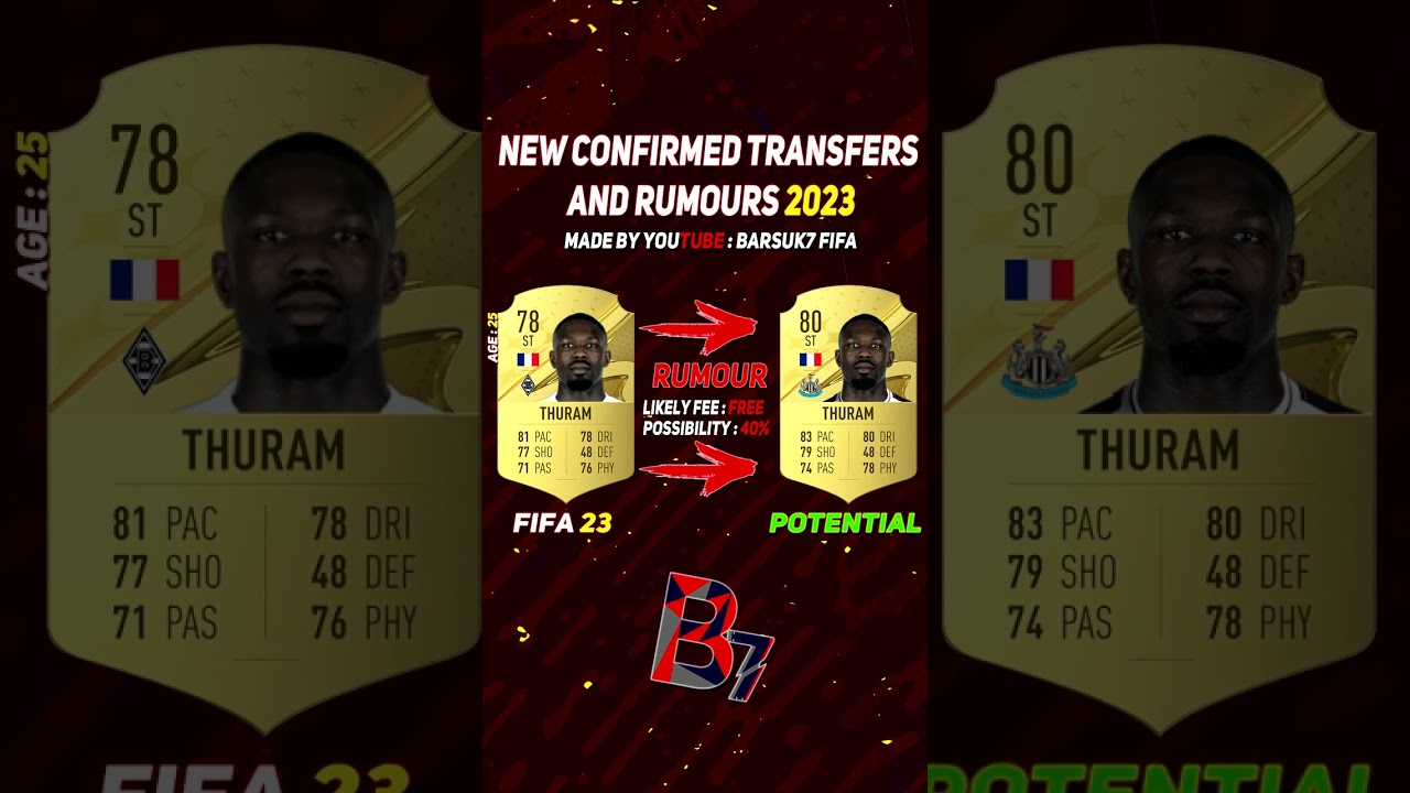 FIFA 23 ✸ NEW CONFIRMED TRANSFERS & RUMOURS! 💰😳 ft. BELLINGHAM, Thuram, ZAHA..etc