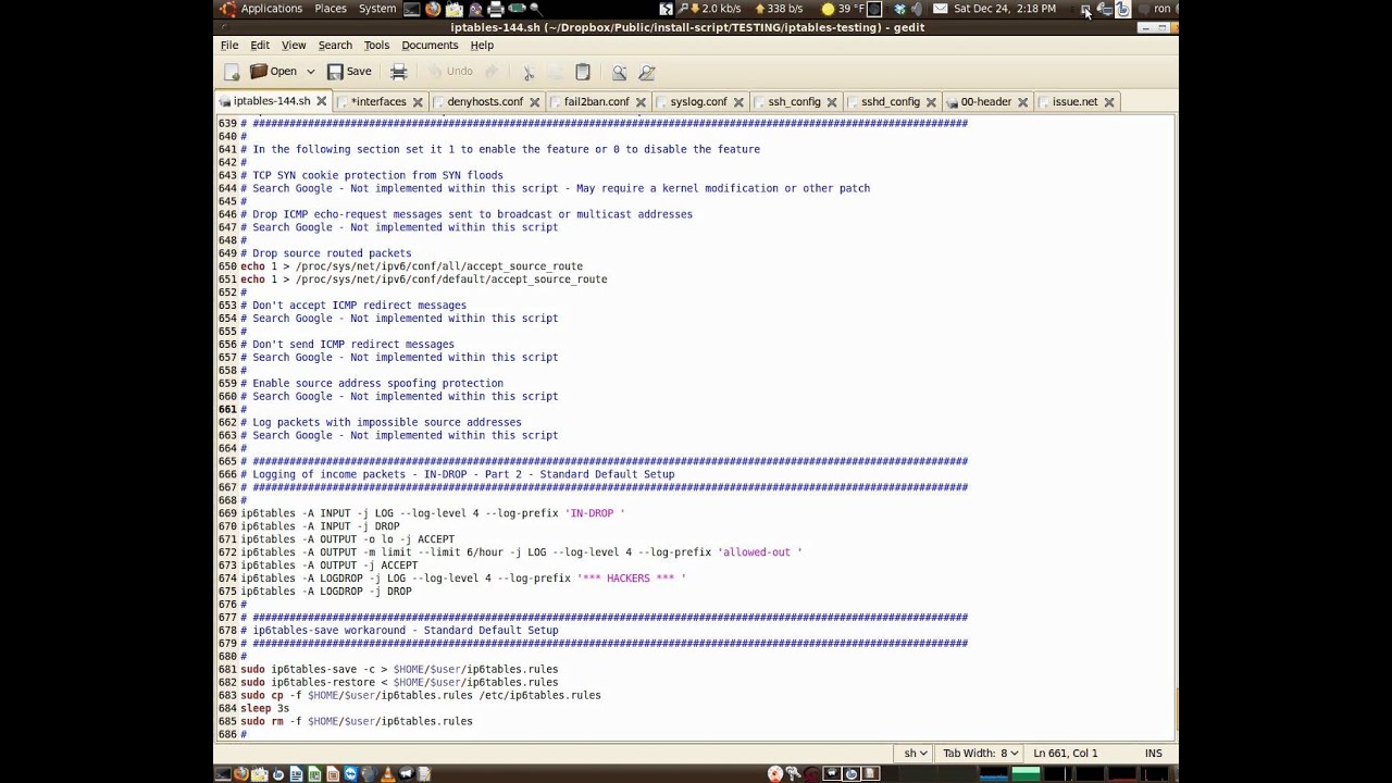 SSH Series - Part 02 - iptables