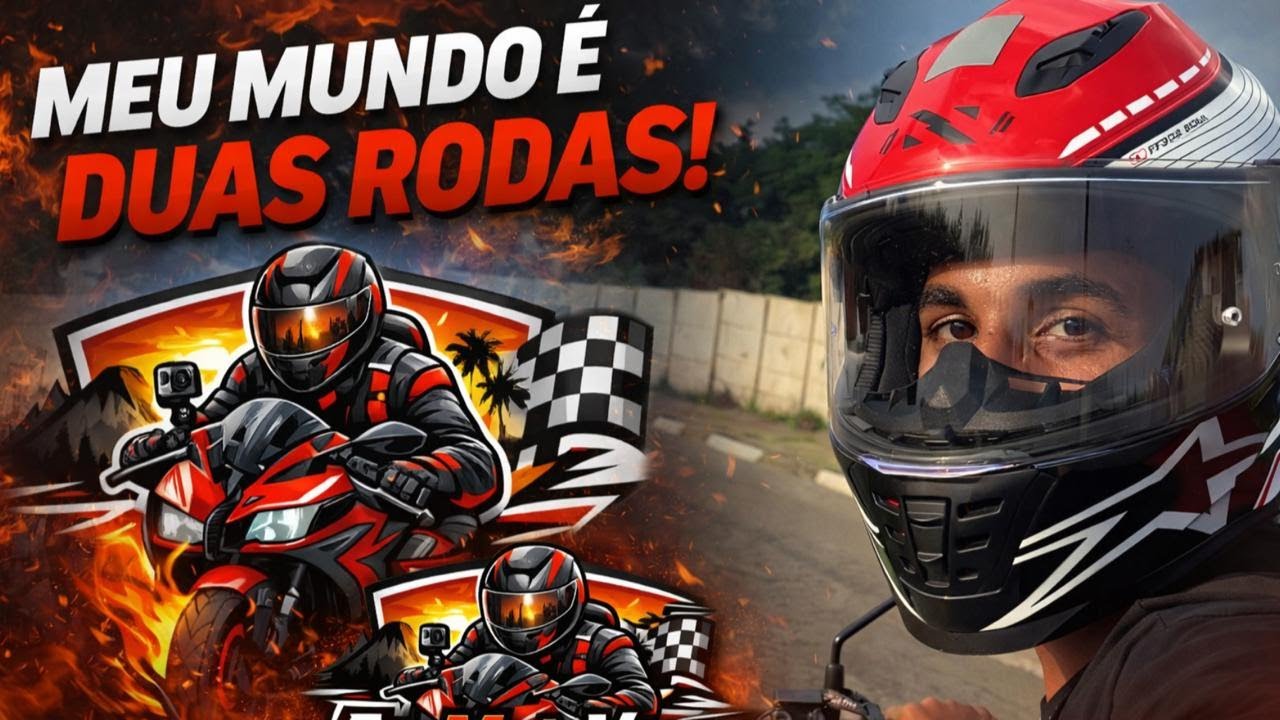 Um dia normal de motovlog pelas ruas da cidade