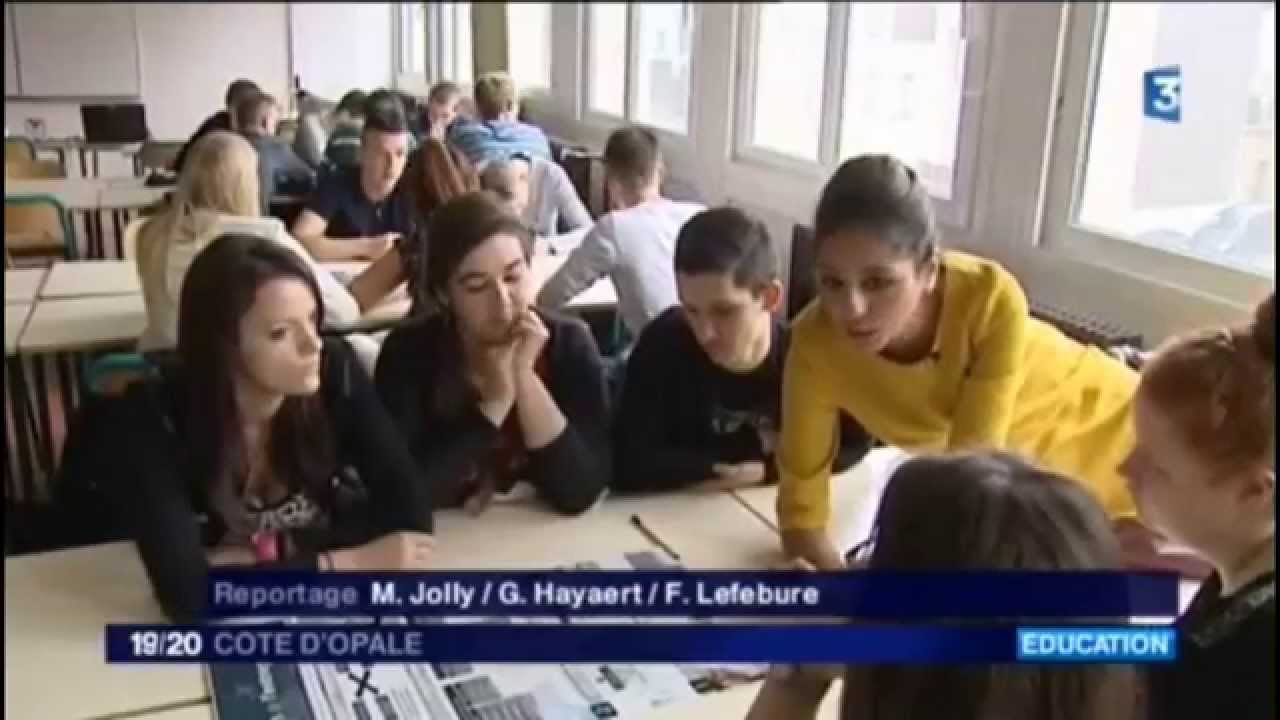 Je découvre - Reportage du 20/11/2014 par France3 au Lycée Mariette