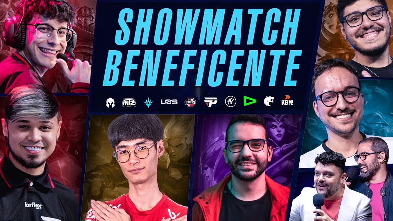 SHOWMATCH BENEFICENTE: Team Titan vs Team Micao | IDL Academy vs Absolut - ILHA DAS LENDAS + CBLOL