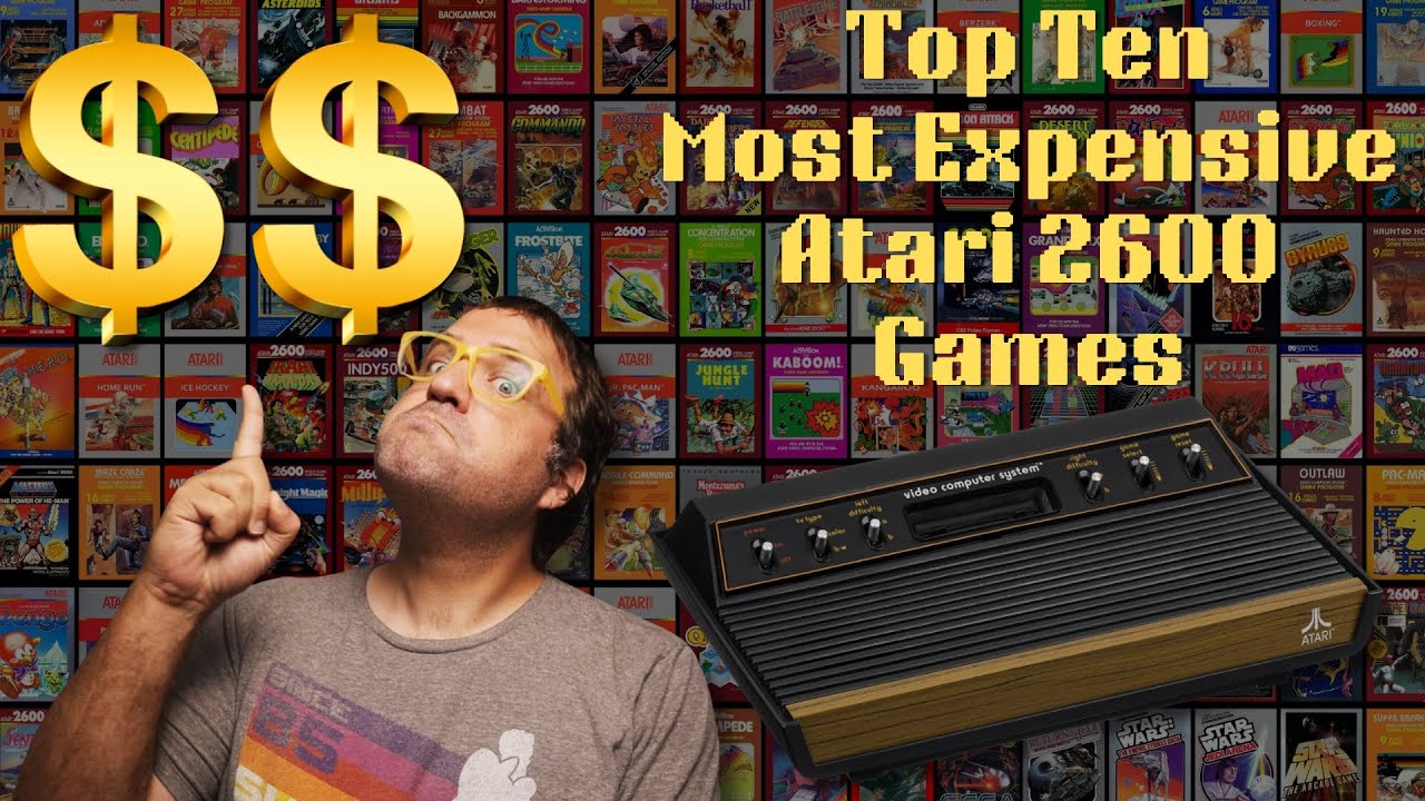 10 самых дорогих игр для Atari 2600
