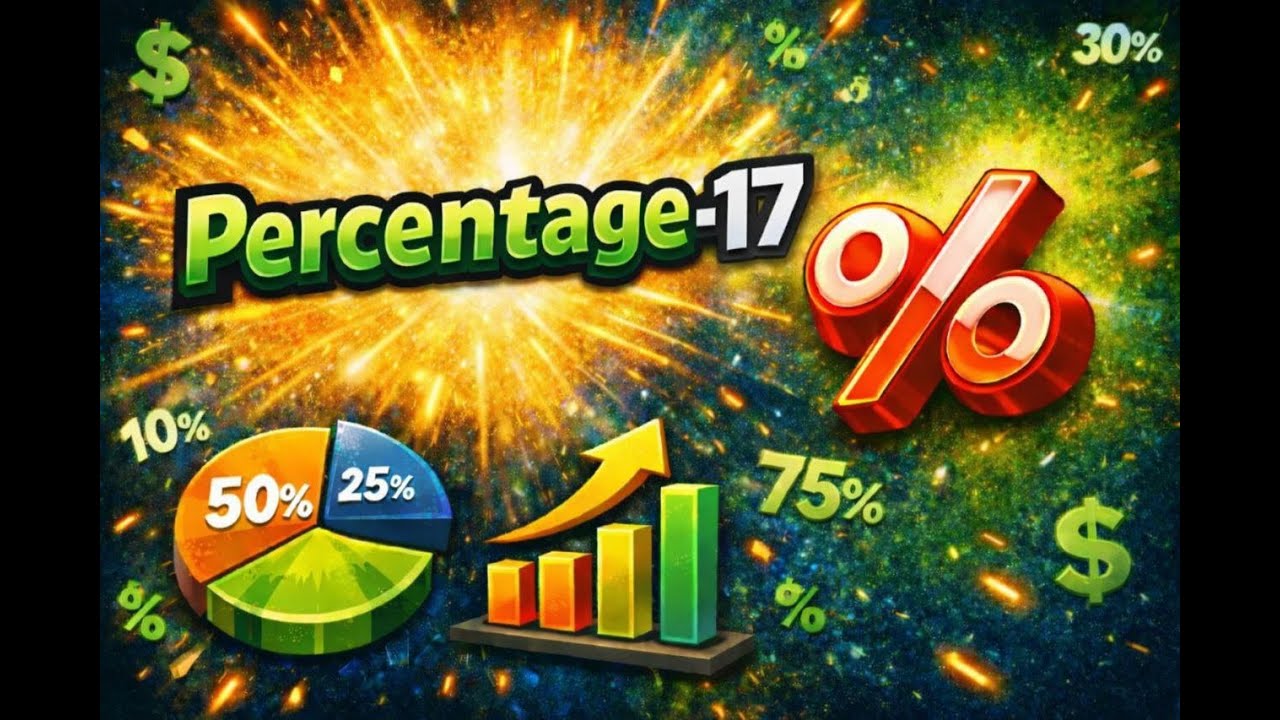 Percentage Basics-17 | Complete Concept for all competitive exam| Maths by VS