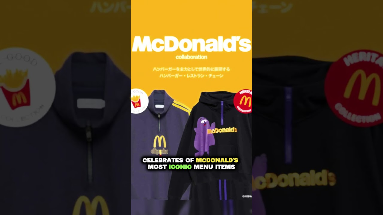 MCDONALD'S RELEASES LIMITED MERCH WITH GRANIPH! #shorts #fashion