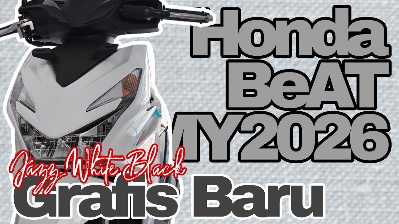 Ini Dia, Honda Beat Warna Putih Terbaru MY2026