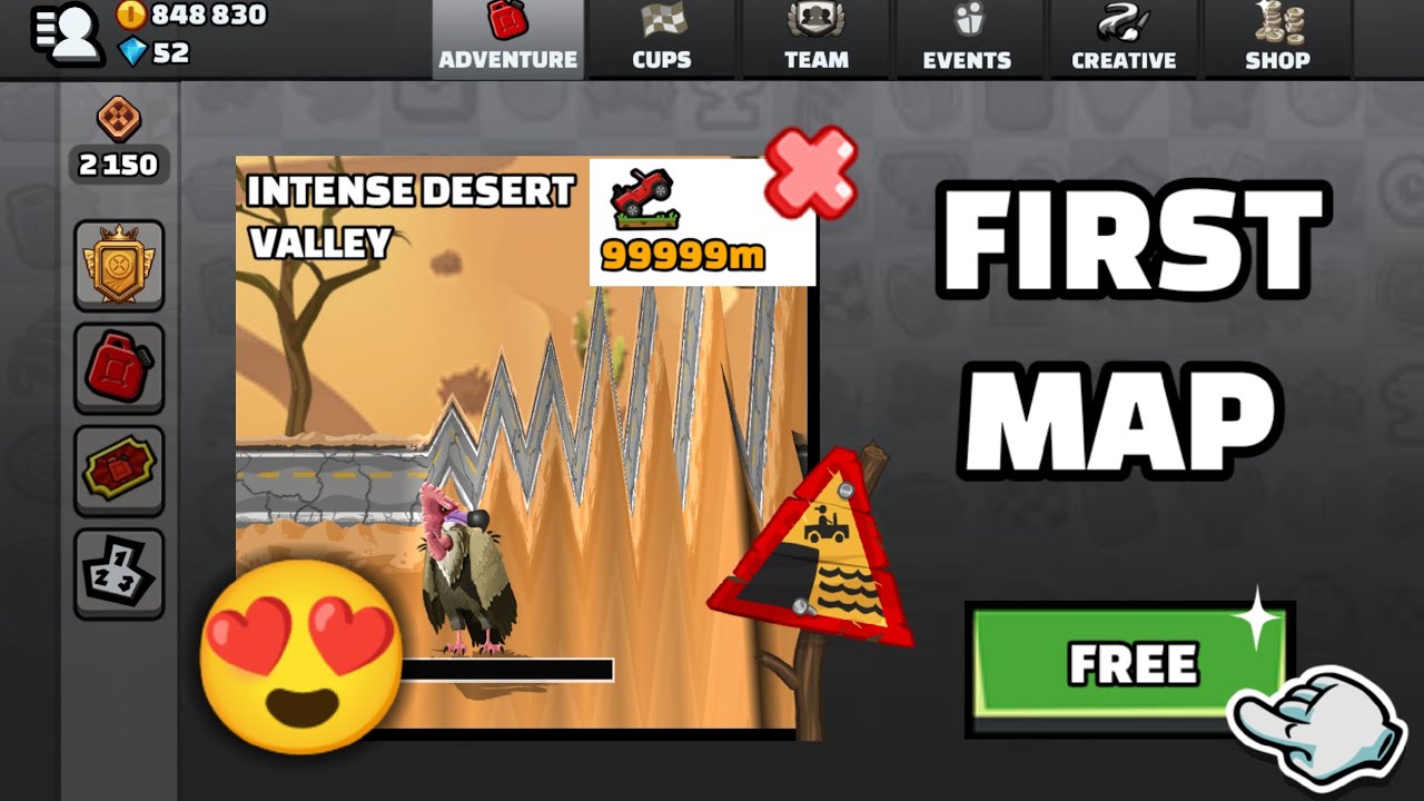 МОЯ ПЕРВАЯ КАРТА ПУСТЫНИ 😍 ИГРАЮ НА КАРТУ С 5 ПОДПИСЧИКАМИ | Hill Climb Racing 2