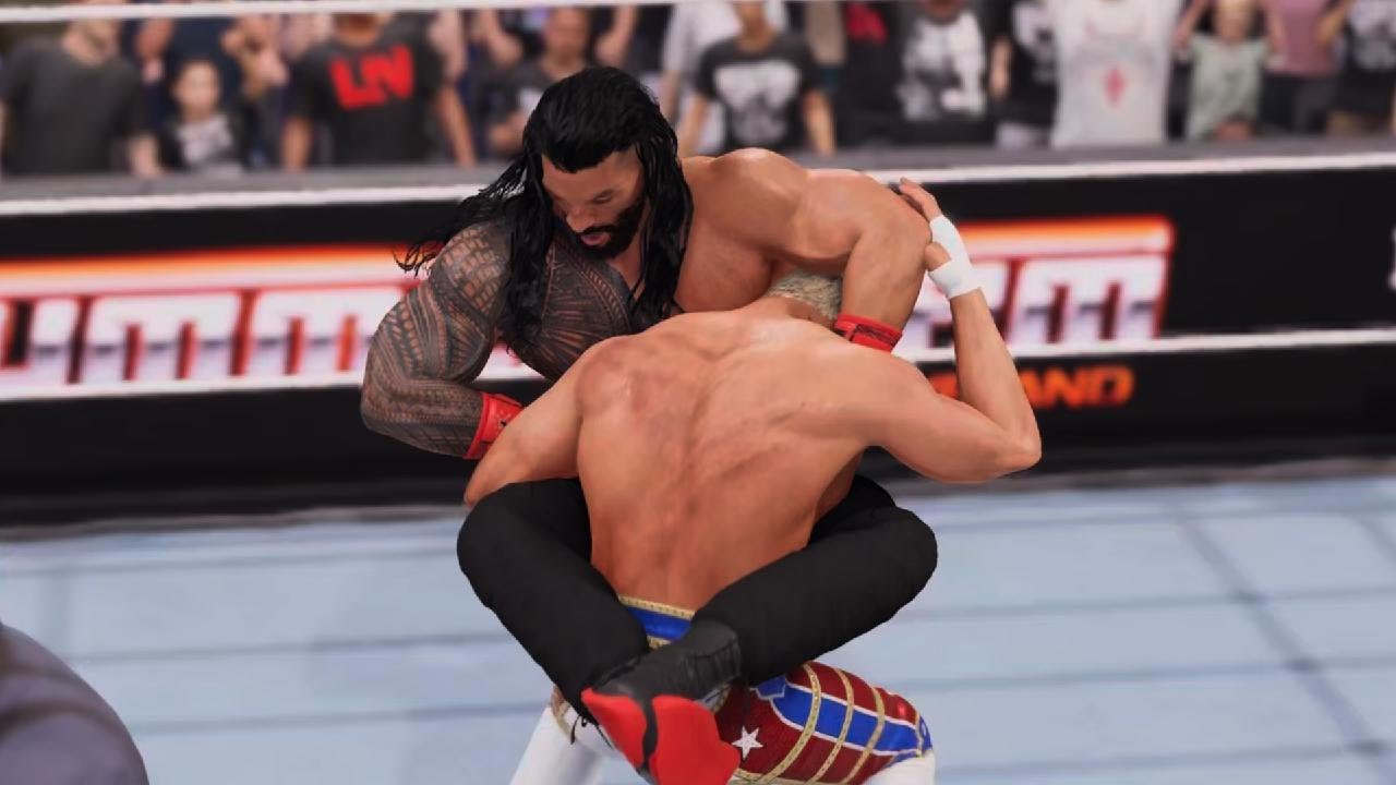 Roman Reigns Vs Cody Rhodes WWE Title Match 2K25