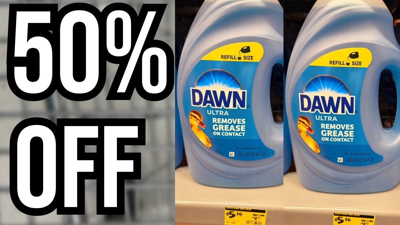 Средство для мытья посуды DAWN со скидкой 50% + многое другое! Спешите!!!