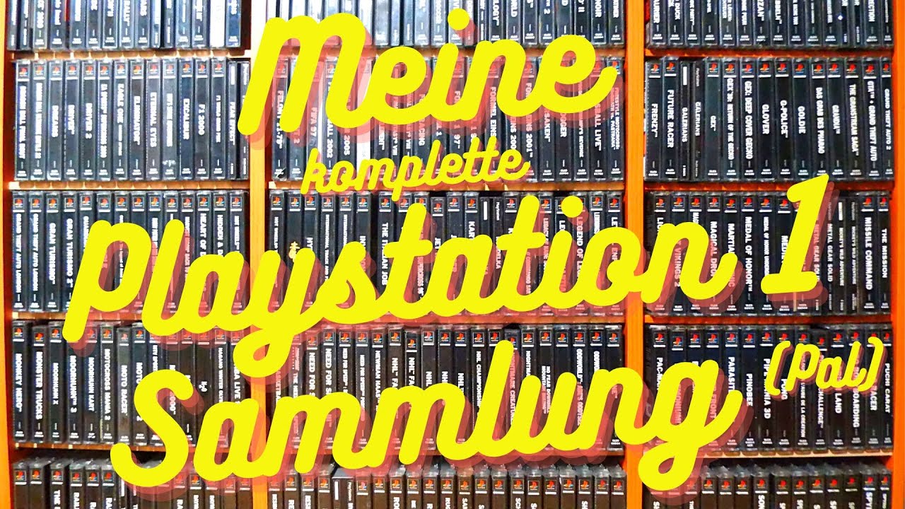 Meine komplette Playstation 1 Sammlung - PS1 PAL - 400 Games