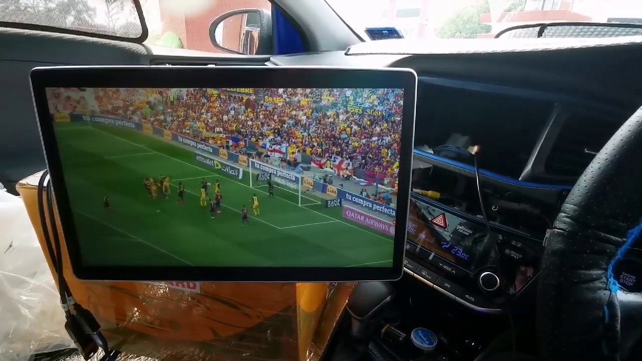 Best After Market 12.8 Inch Rotating Head Unit installation on Ioniq Hybrid