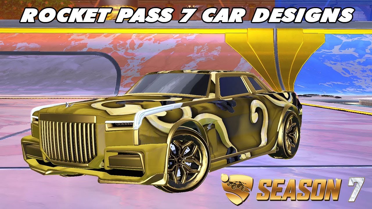 Season 7 Rocket Pass 7 Car Designs - Rocket League Car Designs