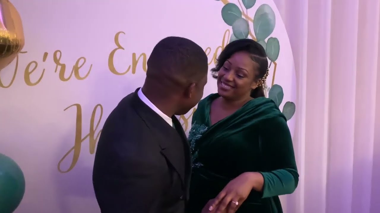 Les fiançailles de Jhanisi et Rodney💍