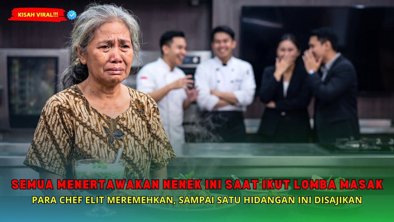 NENEK KAMPUNG INI IKUT LOMBA MASAK BERHADIAH 500 JUTA, DITERTAWAKAN HABIS HABISAN, TAPI TAK DISANGKA