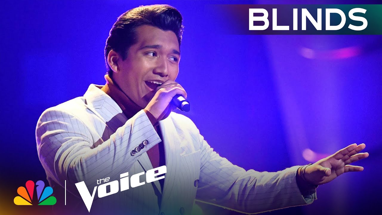 Lucas Beltr&aacute;n's One-of-a-Kind Performance of a Lou Rawls Classic | The Voice Blind Auditions | NBC
