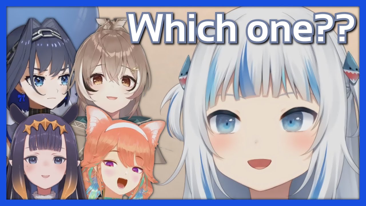 Gura's asked which of HoloCouncil and HoloMyth would vibe with...【Hololive EN】