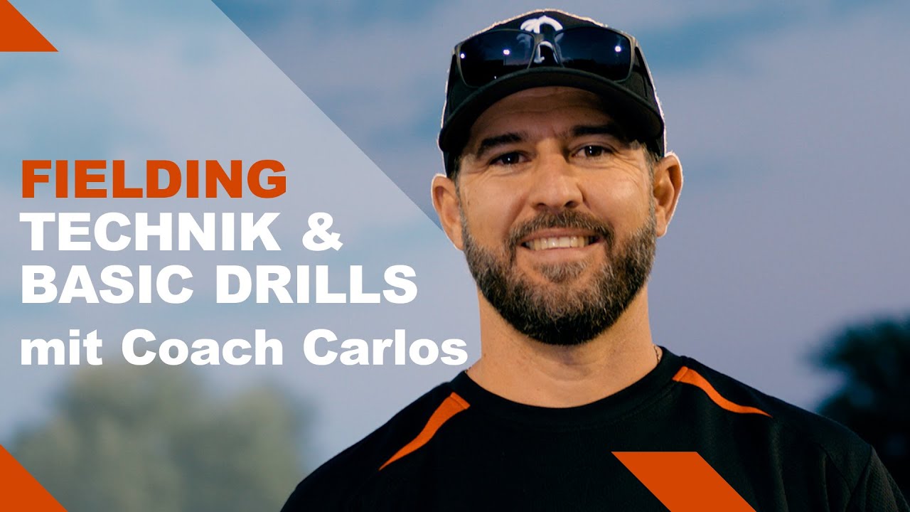 Die richtige BASEBALL FIELDING TECHNIK - Coach Carlos Holmann zeigt die wichtigsten Übungen