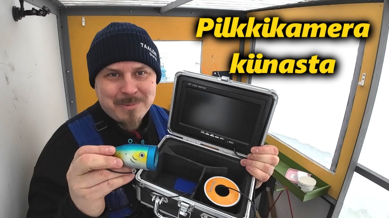Kiinasta tilattu vedenalainen kamera pilkitään ahventa