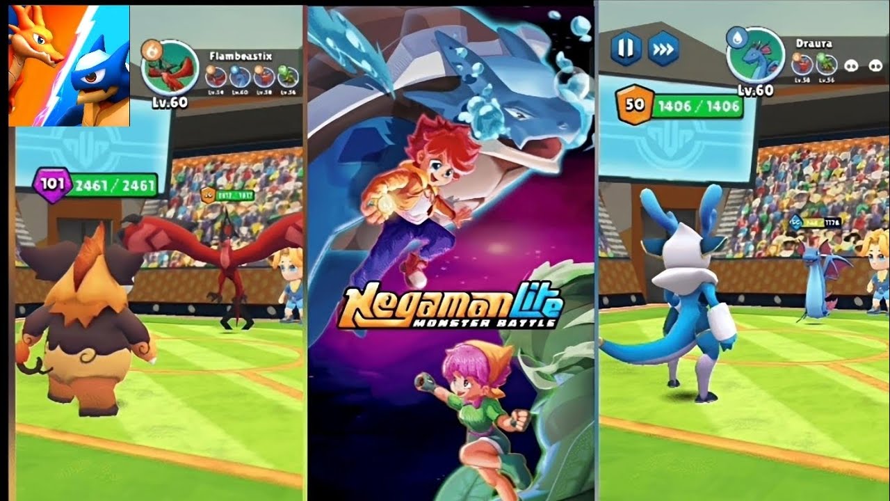 Negamon Lite: Monster Battle | PvP Rank Push Gameplay ( Android , iOS ) Part 2