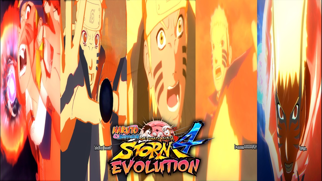 ultimate naruto all Naruto ultimate ninja storm 4 EVOLUTION
