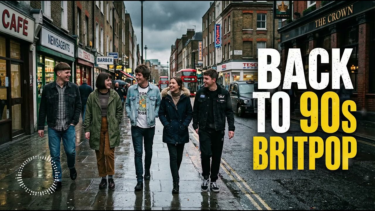 90s Britpop Mix – Nostalgic British Indie Rock for Relax & Study