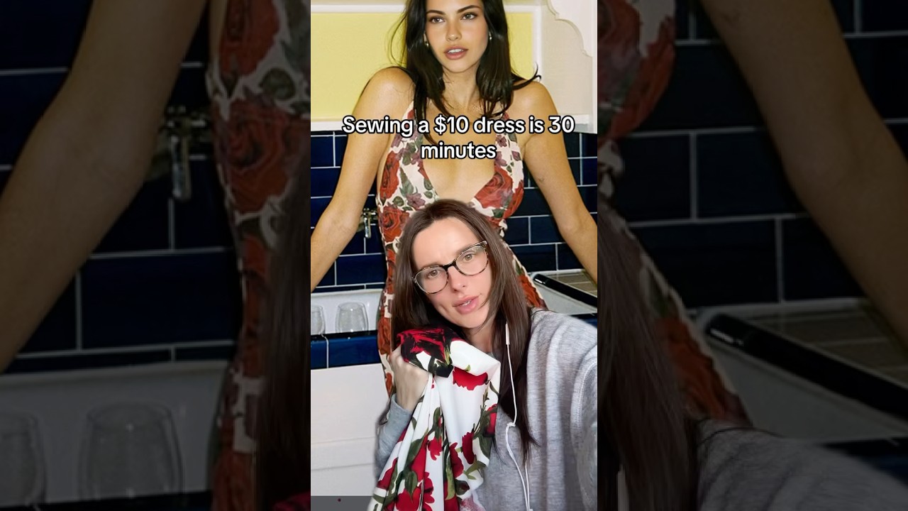 Sewing a dress in 30 minutes for $10