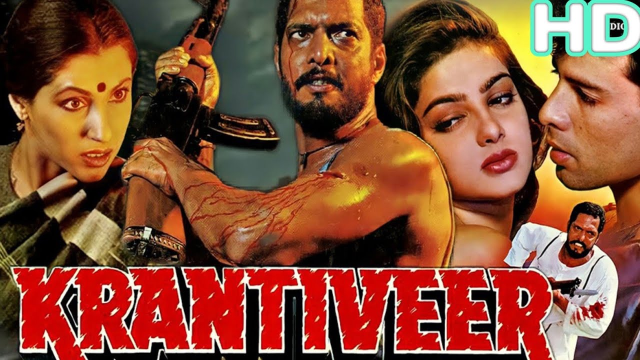 क्रांतिवीर 1994movie Spoof Krantiveer Nana Patekar Dannydenzongpa