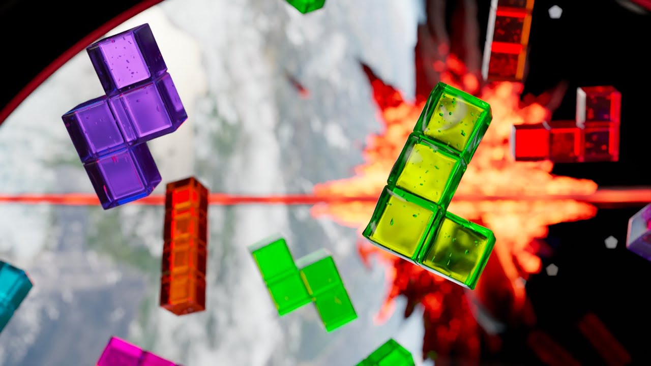 Tetris Explosion! Can Softbody Blocks Survive in Zero Gravity? 💥 🤯