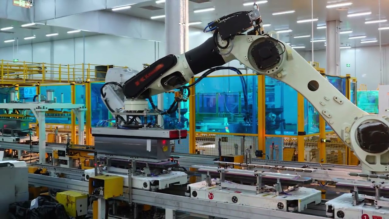 Automated silicon brick gluing workshop#gaoce #photovoltaic #Diamond wire#Cutting Equipment