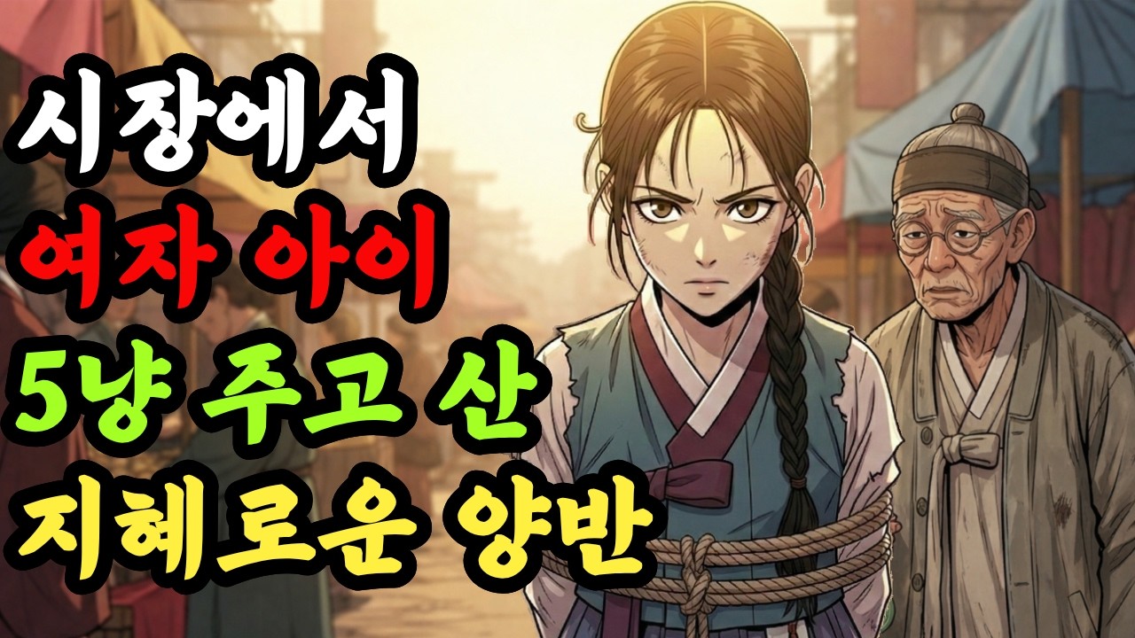 5냥에 팔려가던 소녀를 산 구두쇠 영감, 그날 밤 벌어진 일| 야담 | 민담 | 전설 | 옛날이야기| | 오디오북 |