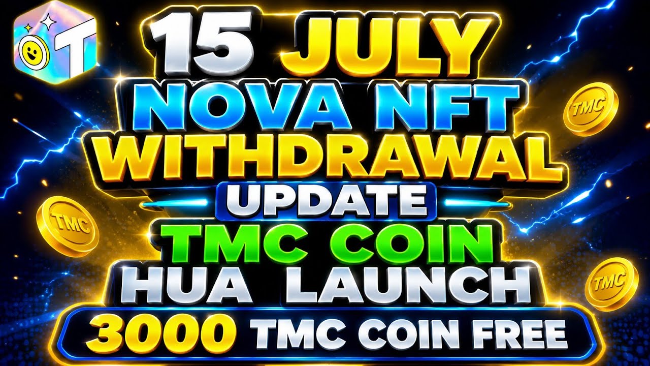 Nova NFT Withdrawal Update | Nova NFT Good News Today | TMC Coin Update | Treasure NFT Update Today