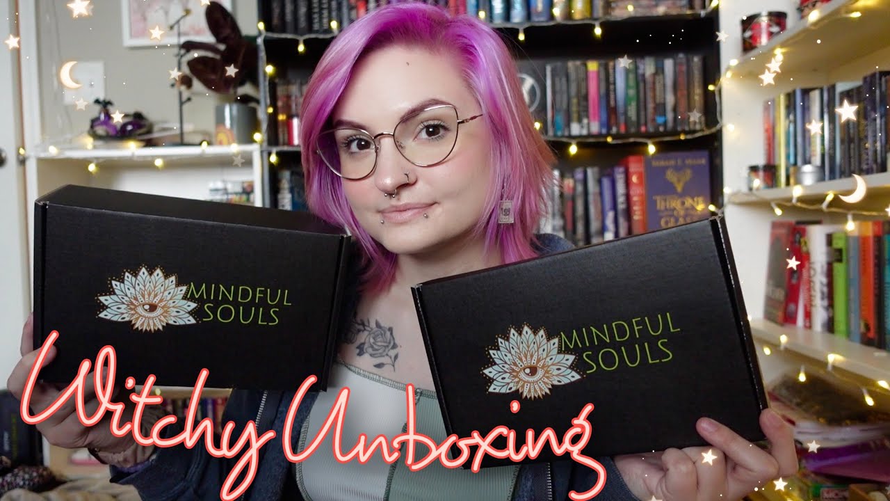 the prettiest witchy unboxing EVER🌙 | mindful souls |