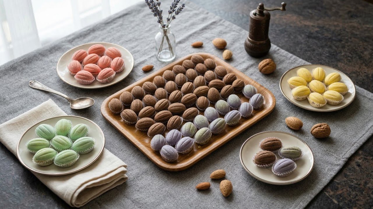 الجوزية بحشوات جديدة ولذيذة يلا تعالو حضروها كاطيب ضيافة للعيد من@Mais recipes مطبخ ميس#85